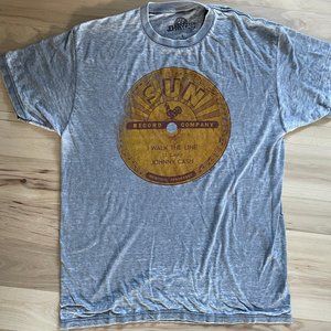 SUN RECORDS Johnny Cash L Burnout t-shirt